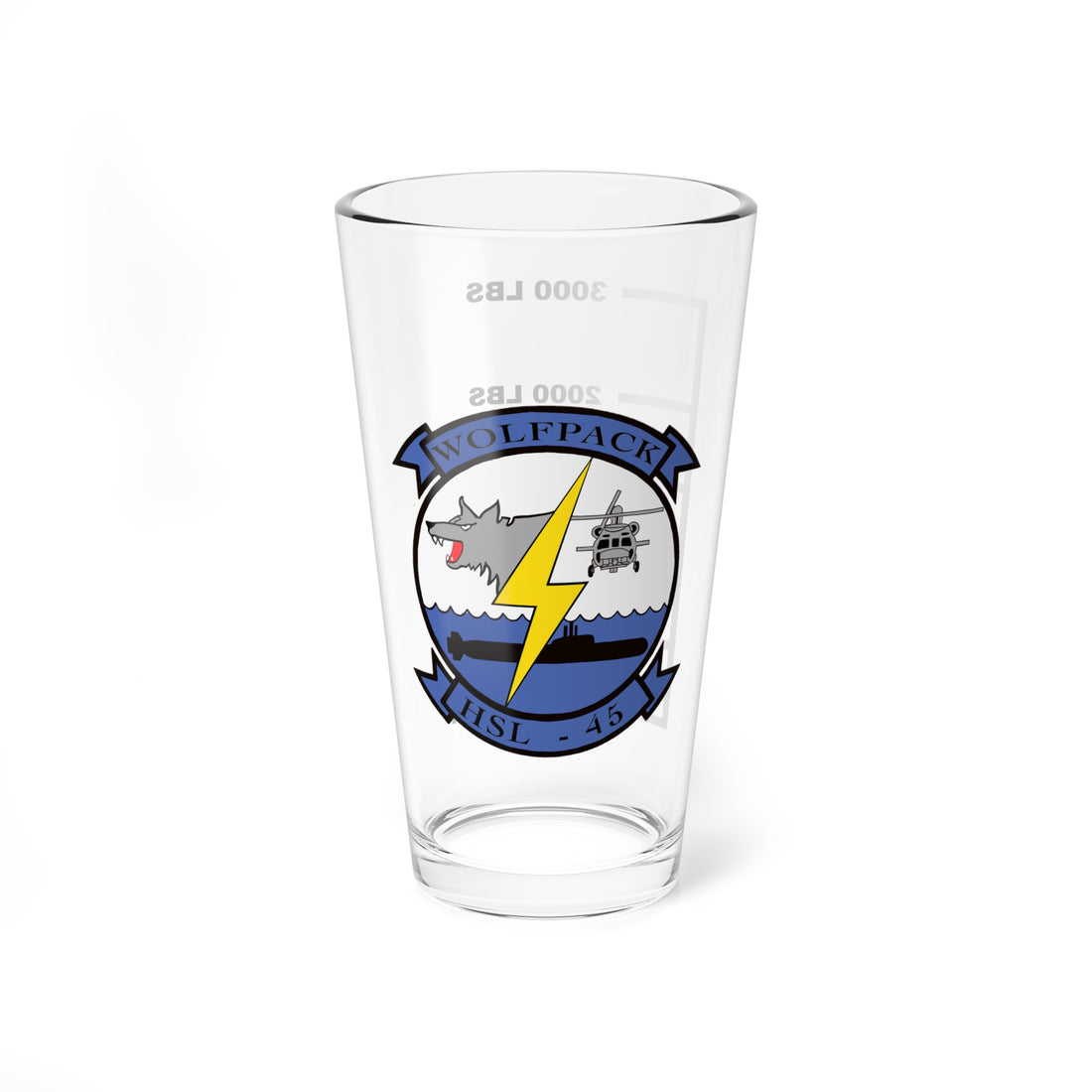 HSL-45 Wolfpack Fuel Low Pint Glass