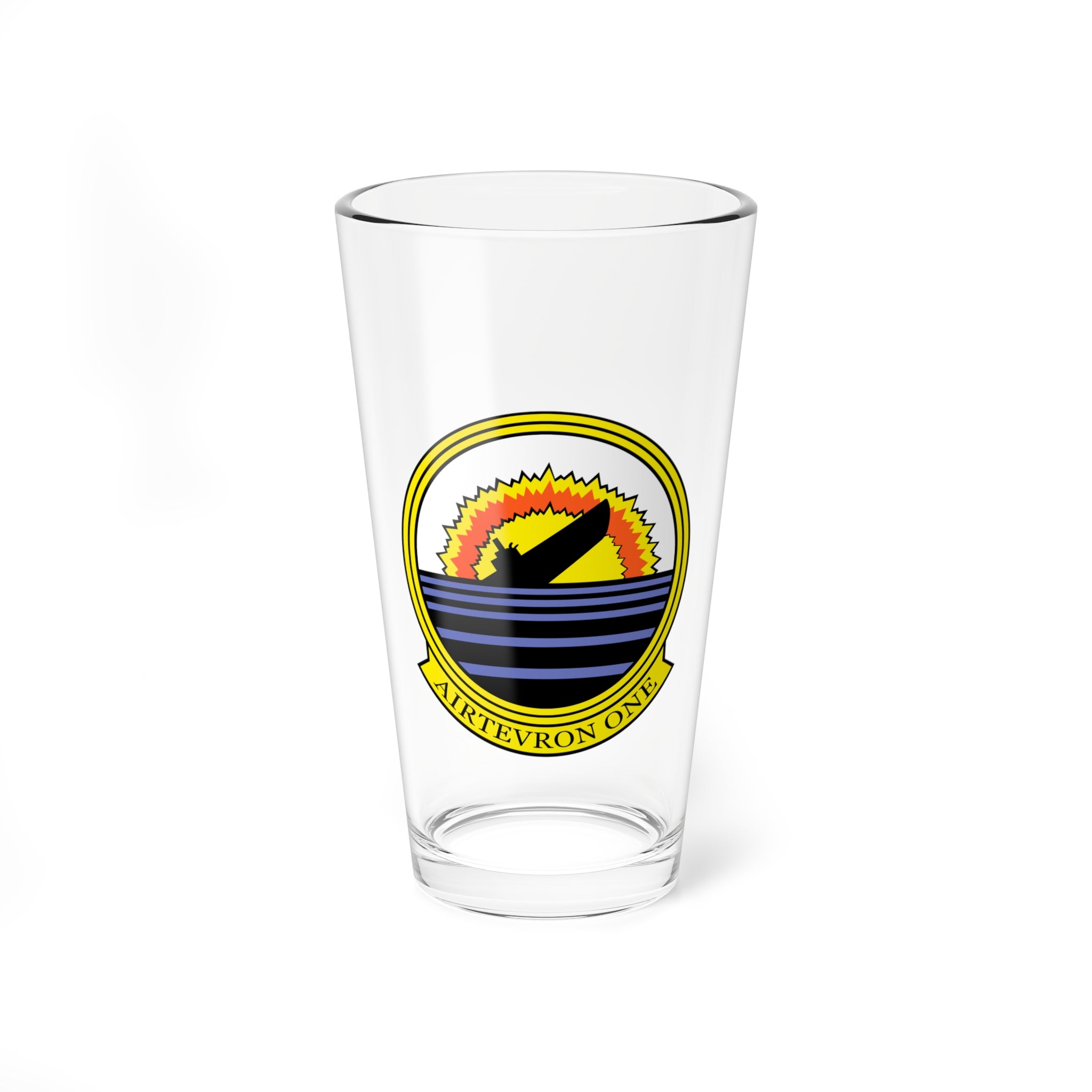 VX-1 "Pioneers" NFO Pint Glass US Navy Test and Evaluation Squadron for retired and veteran Sailors.