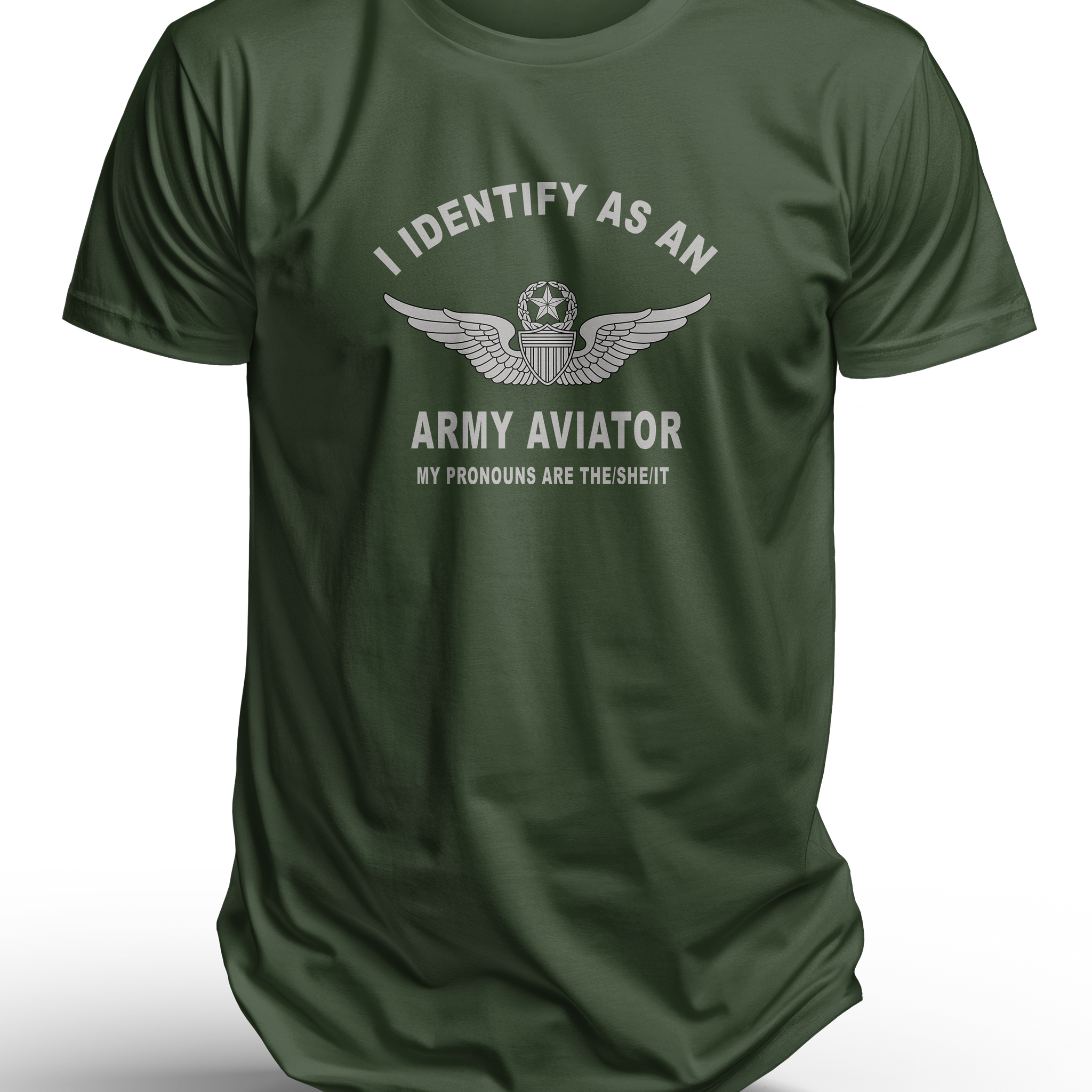 I Identify as an Army [PILOT] Aviator T-Shirt - Shop at Hippy's Goodness